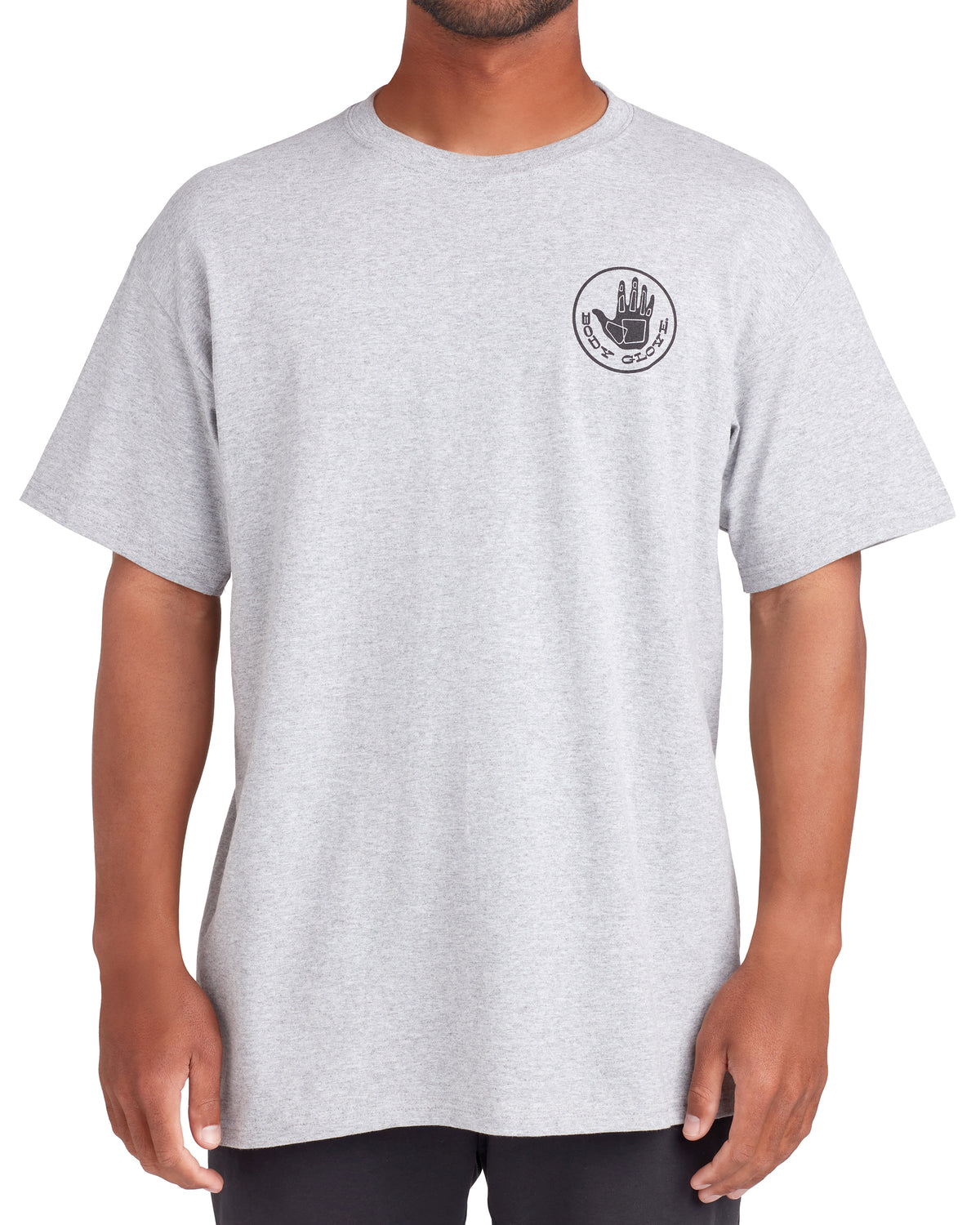 Heritage Short-Sleeved T-Shirt - Heather Grey Logo