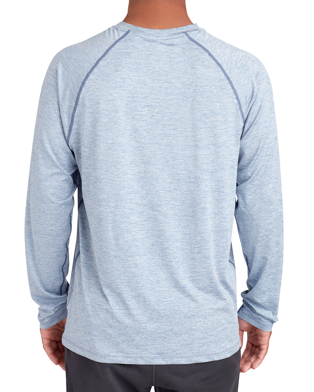 Long-Sleeved Raglan UPF 50+ T-Shirt - Blue