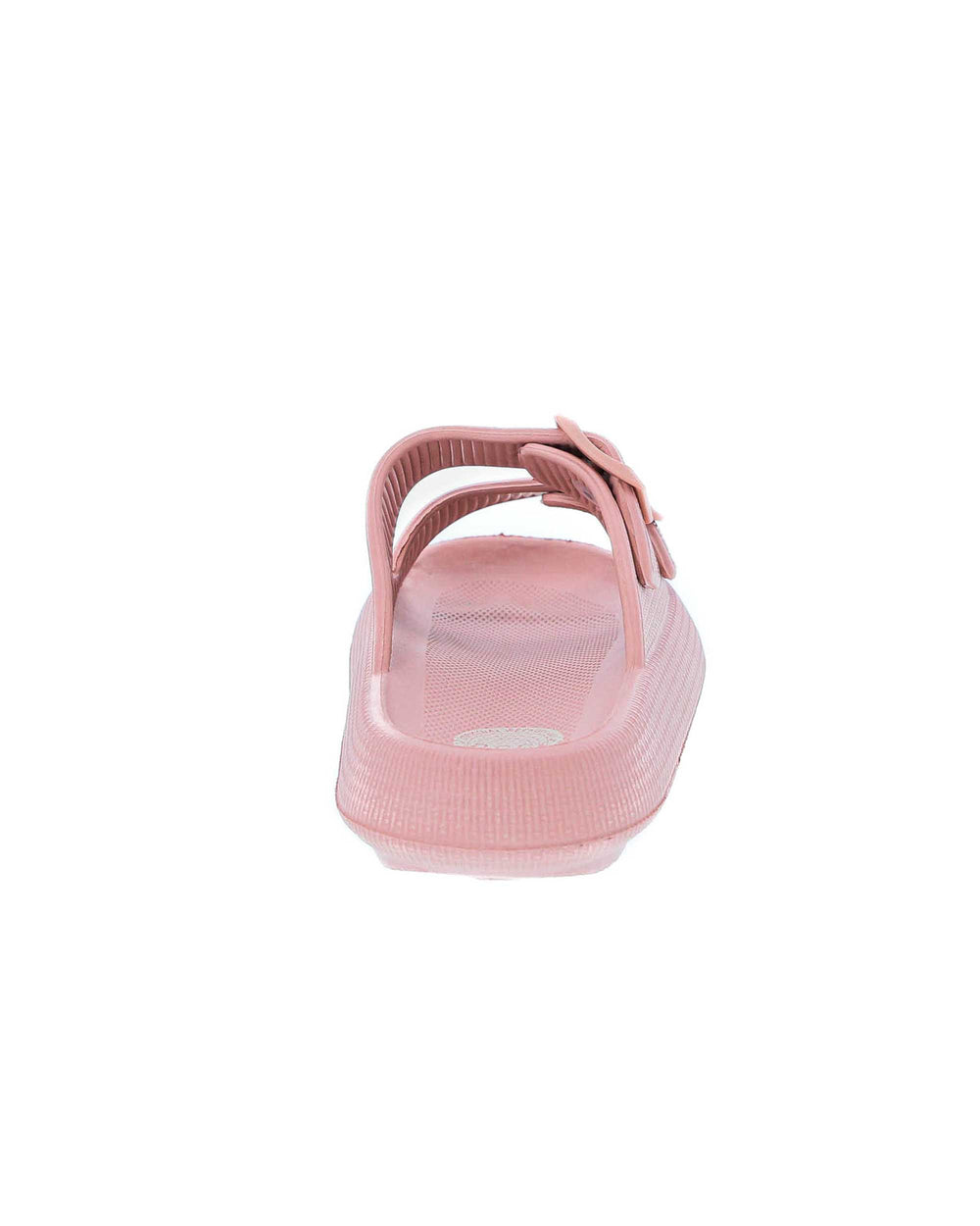 Misses Dual Buckle Slide - Pink/Ivory