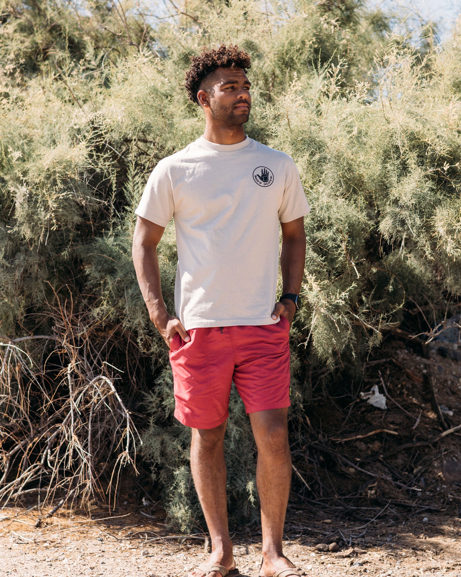 Burnout Trail Shorts - Crimson