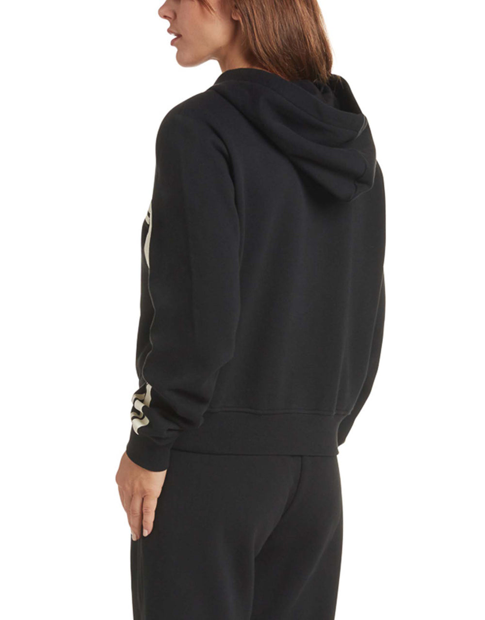 Come On Over Cropped Hoodie - Black