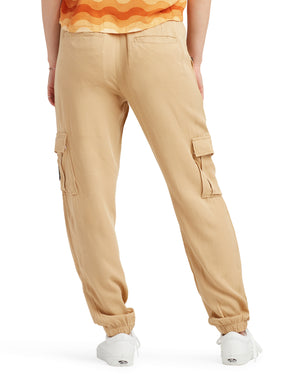Myly Mid-Rise Cargo Jogger Pant - Tan