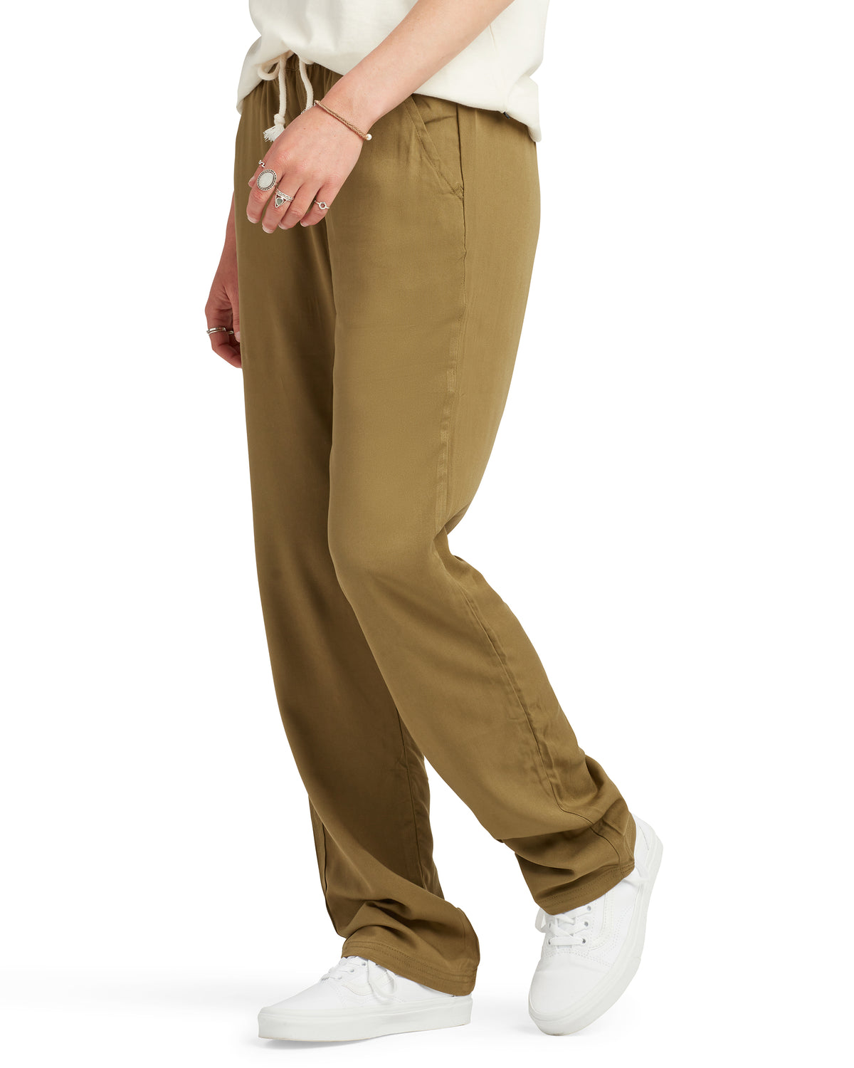 Feeling Good Drawstring Pant - Fern