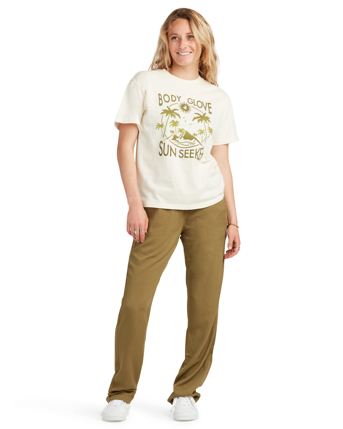 Feeling Good Drawstring Pant - Fern