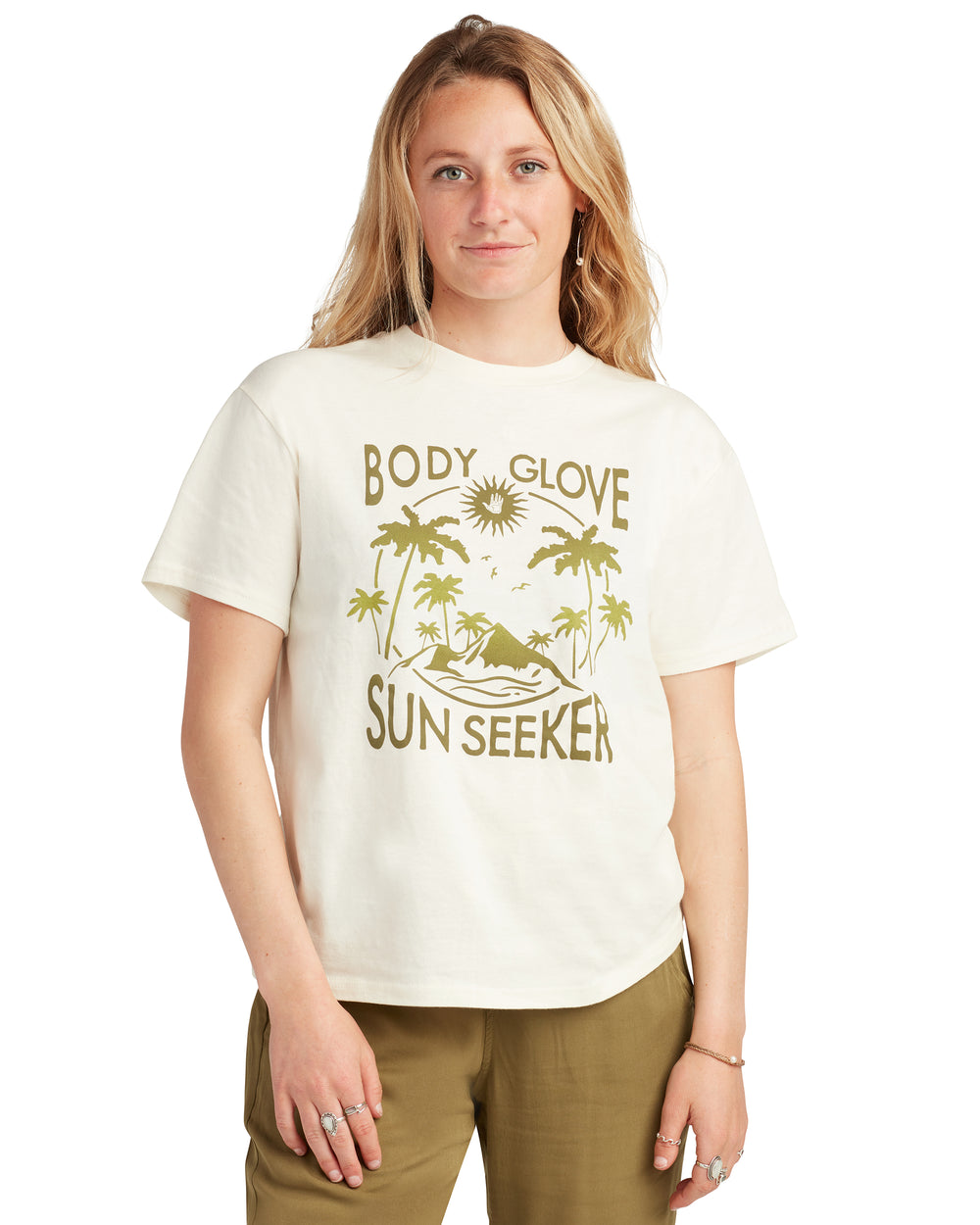 Sun Seeker T-Shirt - Cream - Body Glove
