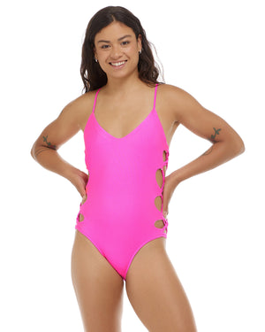 Nifty Crissy One-Piece Swimsuit - Bubble Gum