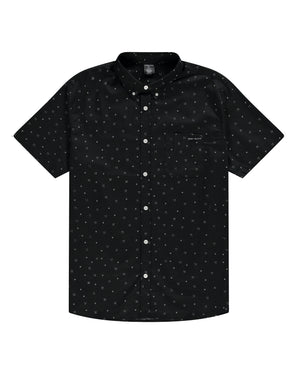 Northrop Woven Button-Down Shirt - Black