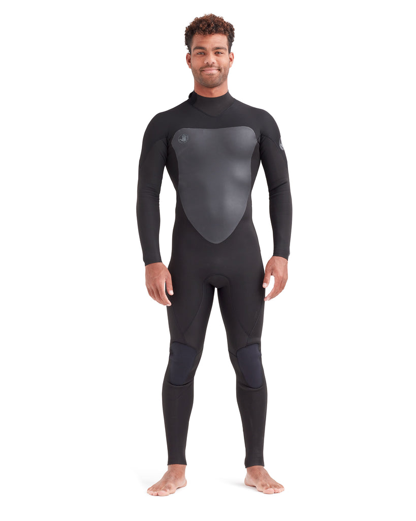 Phoenix 4/3mm Men's Back-Zip Black Fullsuit | Body Glove
