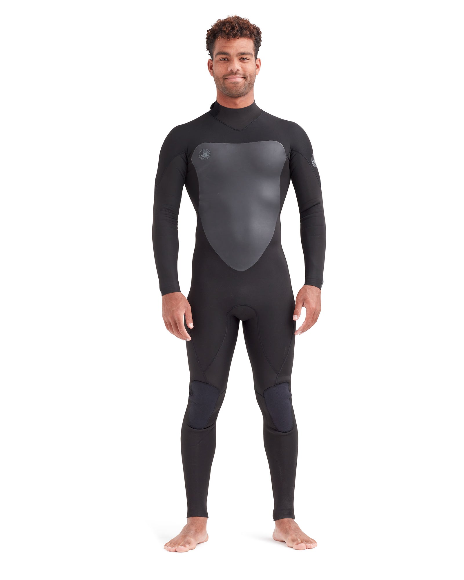 Phoenix 3/2mm Men's Back-Zip Fullsuit - Black