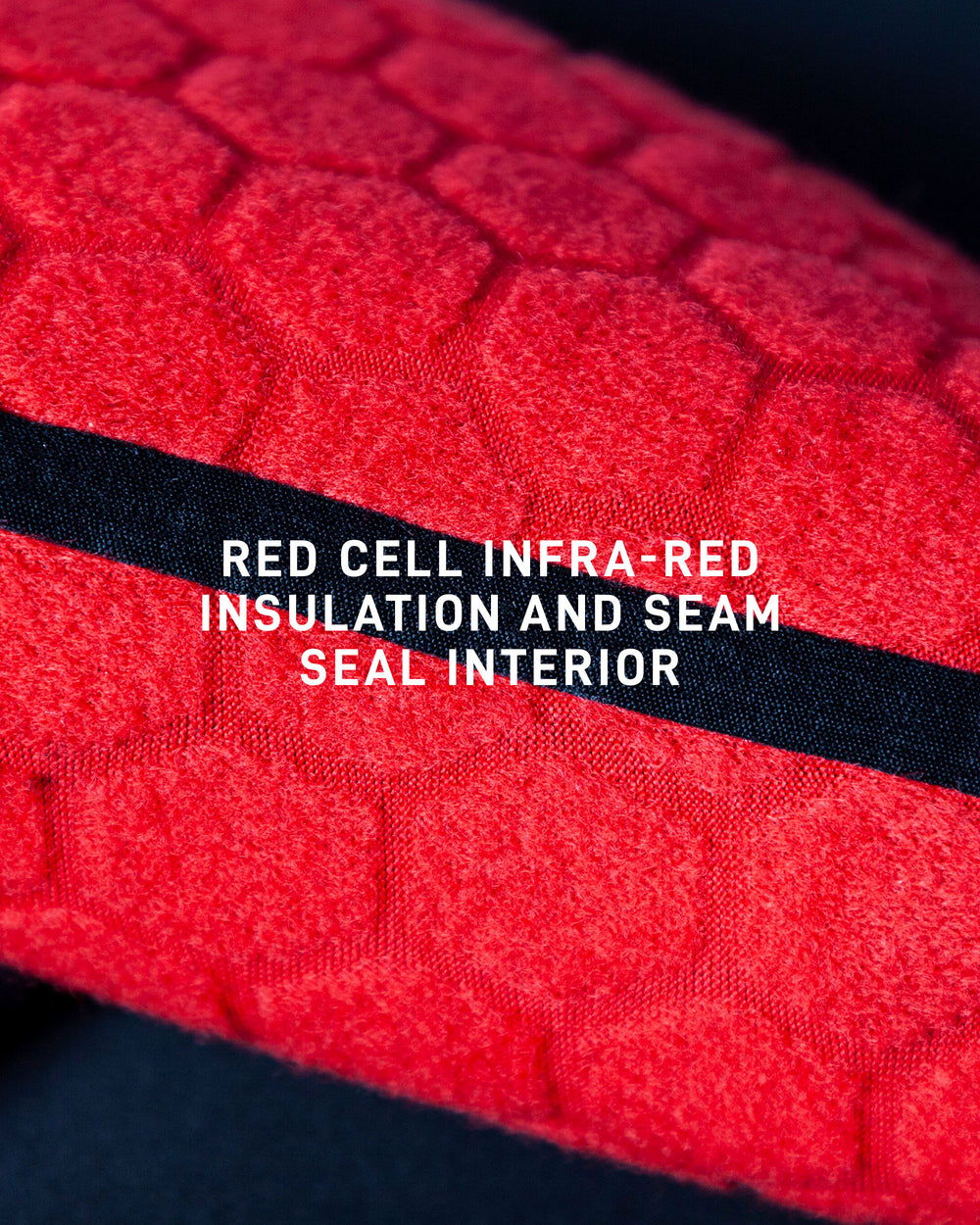 Red Cell 4/3mm Men's Chest-Zip Fullsuit - Black