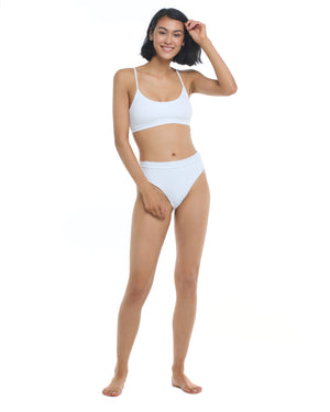 Ibiza Aro Bralette Bikini Top - White