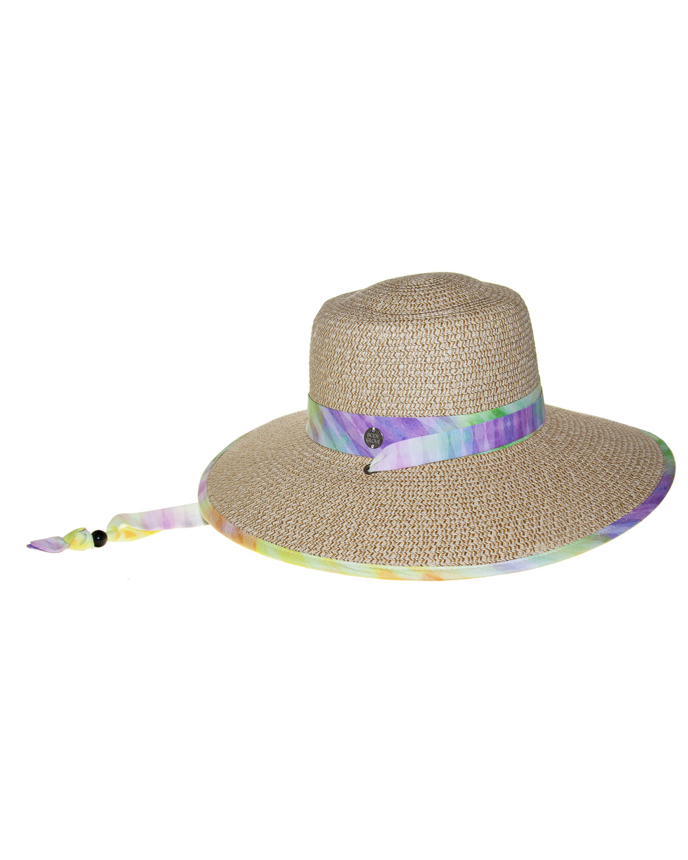 Straw Lifeguard Hat - Kaleidoscope