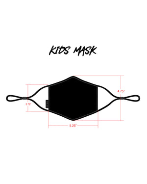 Kids' 3-Piece Face Mask Set - Blue, Pink, Blue Print