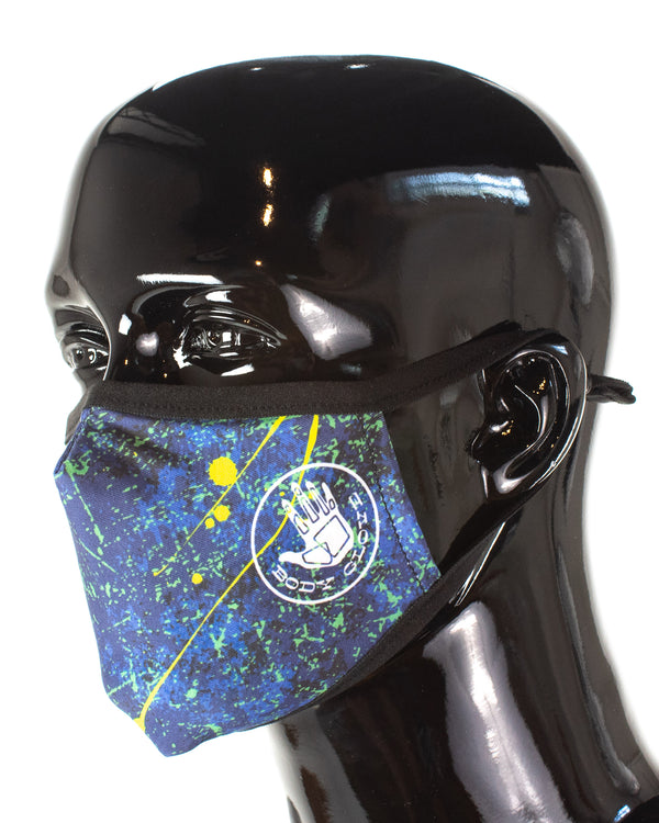Splatter Mask Label Men's 3-Piece Face Mask Set - Splatter, Hand Logo, Camo - Body Glove