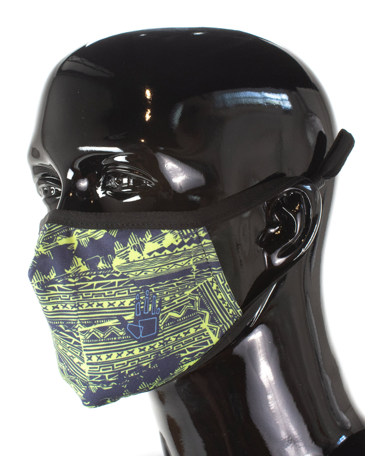 Men's 3-Piece Face Mask Set - Abstract, Solid with Logo, Tie Dye