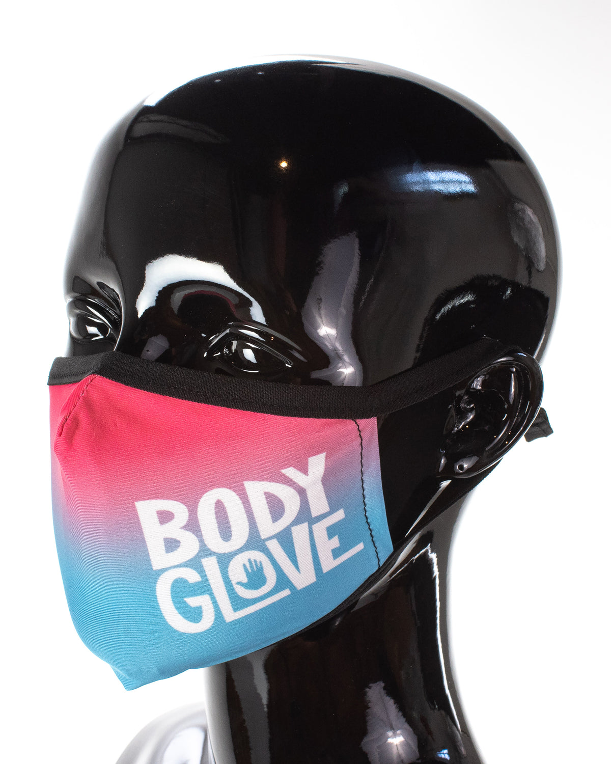 Women's 3-Piece Face Mask Set - Ombre, Logo Print, Palm