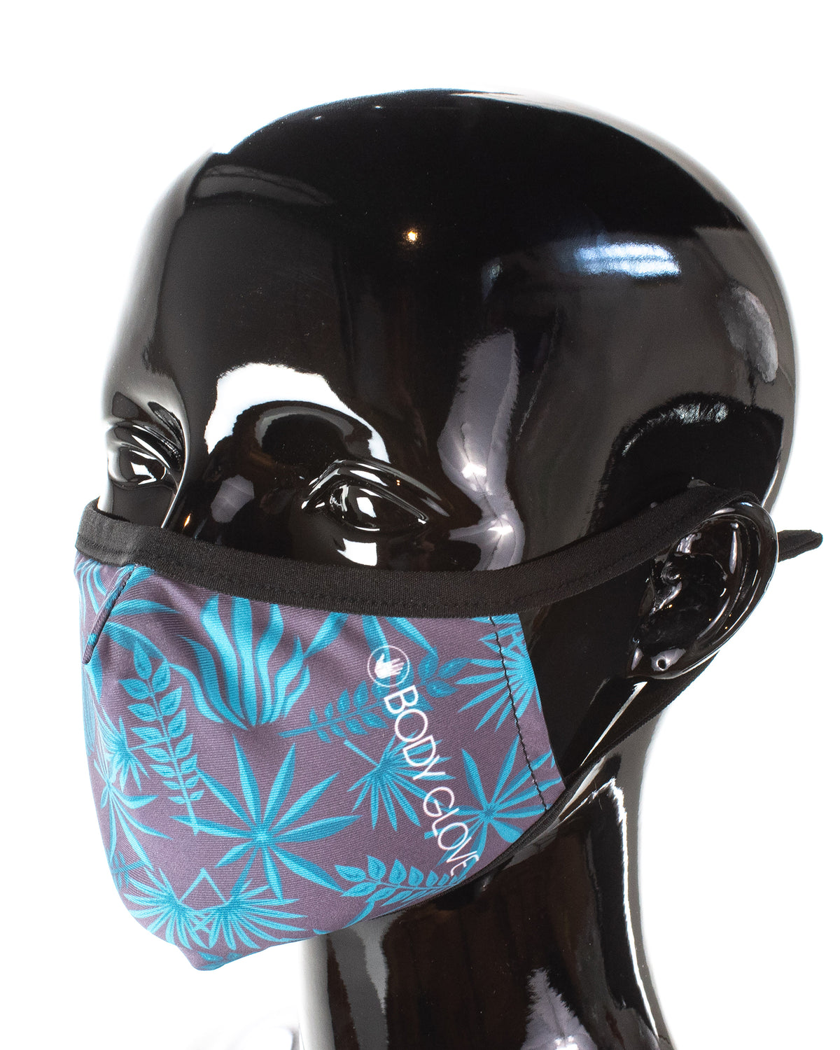 Women's 3-Piece Face Mask Set - Ombre, Logo Print, Palm