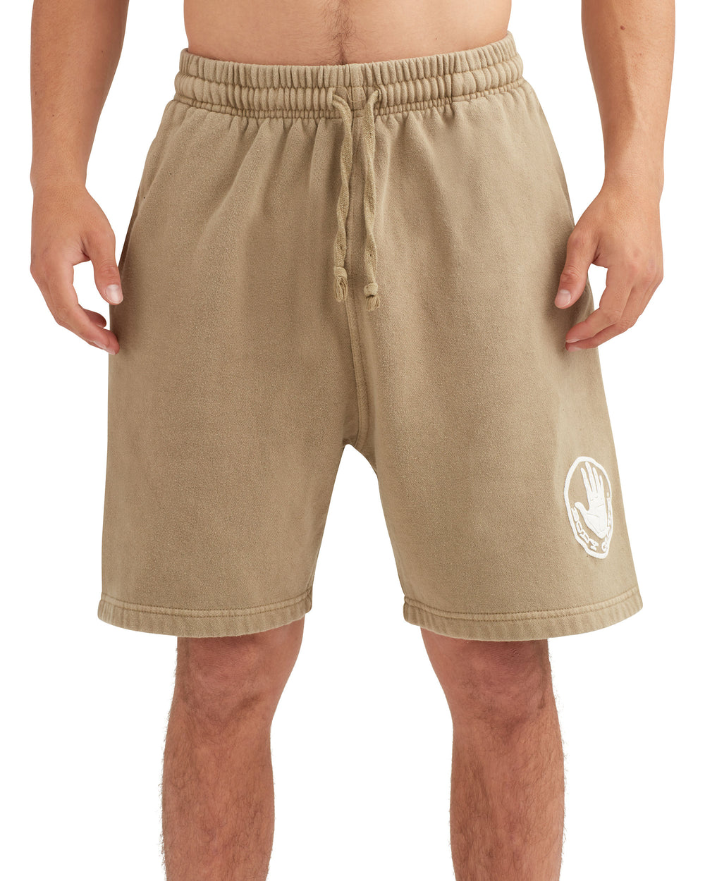 The Jogger Fleece Shorts - Sand