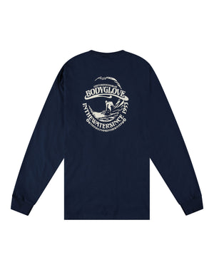 Waterborne Long-Sleeved T-shirt - Navy