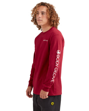 Crimson Long-Sleeved T-Shirt - Crimson