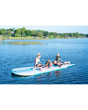 Waterpark 15' Inflatable Floating Dock - Blue/White