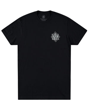 Men's Geometric Logo T-Shirt - Black